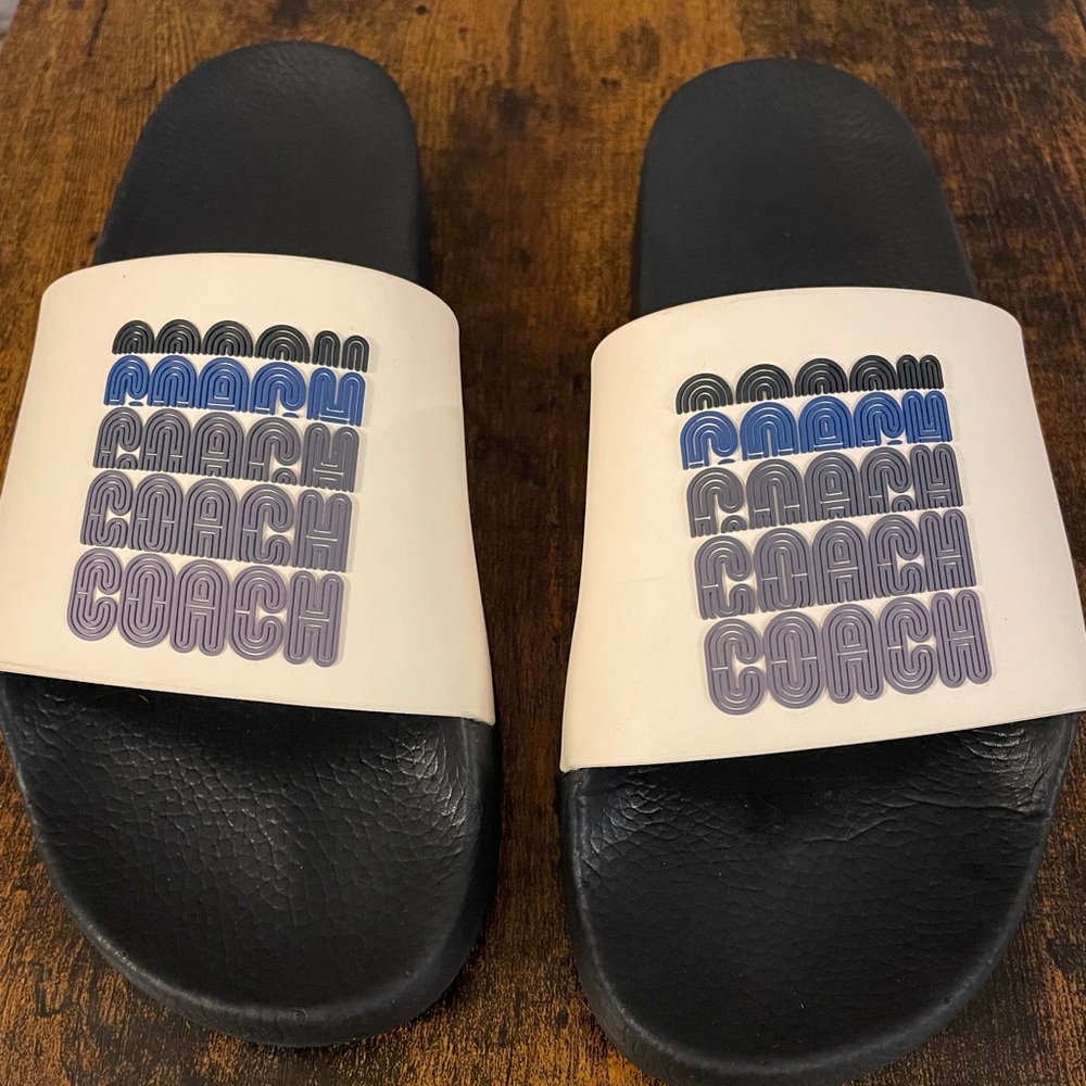 Coach Sport Slides Coach men’s  7/women’s 8.5